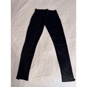 Zara leggings dressy with little zipppers size women's small‎